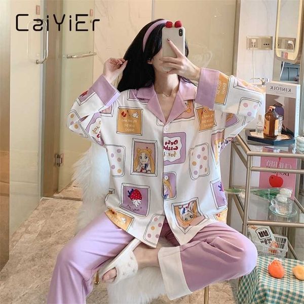 caiyier cotton pajamas set autumn winter long sleeve sleepwear girls casaul nightwear suit women leisure cartoon homewear -2xl 211126, Black;red
caiyier cotton pajamas set autumn winter long sleeve sleepwear girls casaul nightwear suit women leisure cartoon homewear -2xl 211126, Black;red