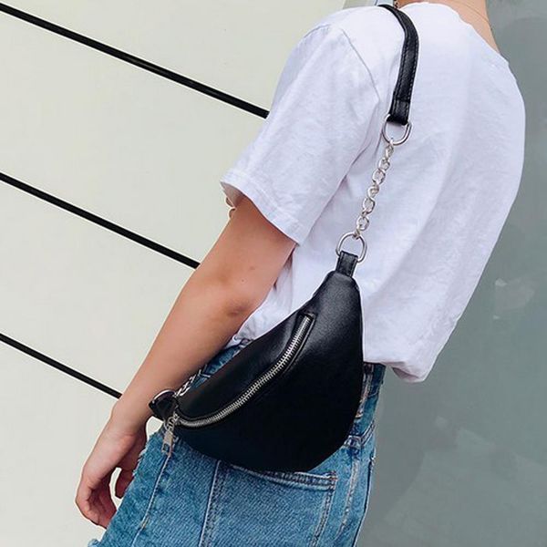 women pu waist bag chain fanny pack travel belt purse shoulder bags tote high street fashion waist packs
women pu waist bag chain fanny pack travel belt purse shoulder bags tote high street fashion waist packs