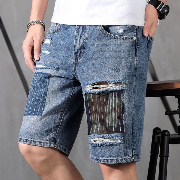 men's shorts denim loose summer holes harlan trend casual overalls demin short jeans clothes trouser pant, White;black
men's shorts denim loose summer holes harlan trend casual overalls demin short jeans clothes trouser pant, White;black