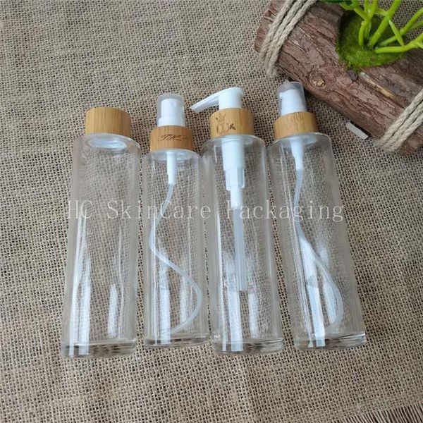 storage bottles & jars flat shoulder clear glass lotion bottle with 24/410 bamboo lid and pump cosmetic packaging for oil
storage bottles & jars flat shoulder clear glass lotion bottle with 24/410 bamboo lid and pump cosmetic packaging for oil