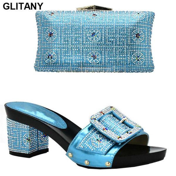 dress shoes sky blue color italian matching shoe and bag set ladies decorated with rhinestone nigerian women, Black
dress shoes sky blue color italian matching shoe and bag set ladies decorated with rhinestone nigerian women, Black
