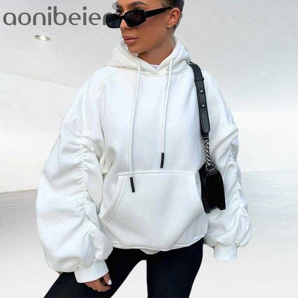 casual pullovers spring autumn drop shoulder women hoodies ruched detail exaggerated sleeve hooded loose sweatshirts 210604, Black
casual pullovers spring autumn drop shoulder women hoodies ruched detail exaggerated sleeve hooded loose sweatshirts 210604, Black