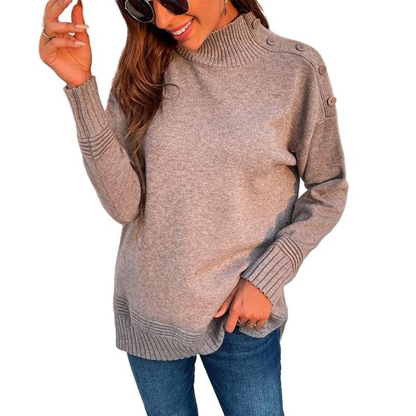 women's sweaters 2021 basic turtleneck autumn winter thick warm loose pullover women knitted sweater jumper soft streetwear, White;black
women's sweaters 2021 basic turtleneck autumn winter thick warm loose pullover women knitted sweater jumper soft streetwear, White;black