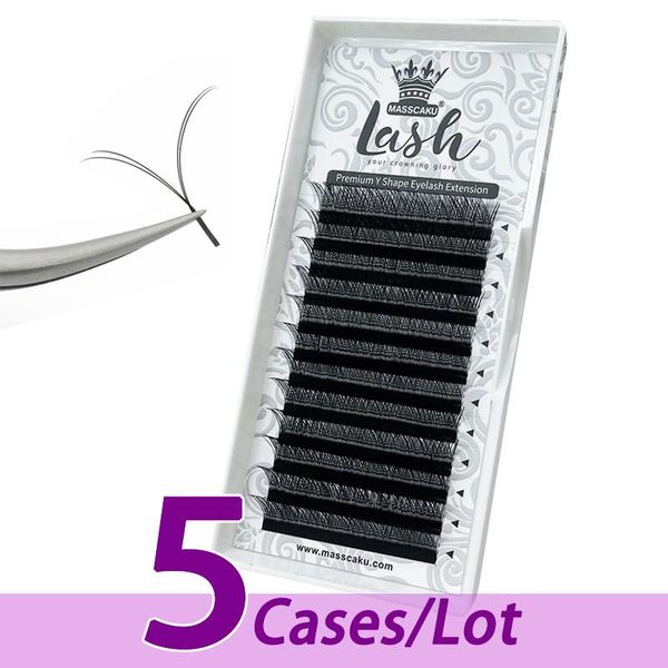 false eyelashes 5pcs/lot 2021 style y-shaped mink lashes extension of faux individual lash maquiagem cilia yy eyelash extensions for artist
false eyelashes 5pcs/lot 2021 style y-shaped mink lashes extension of faux individual lash maquiagem cilia yy eyelash extensions for artist