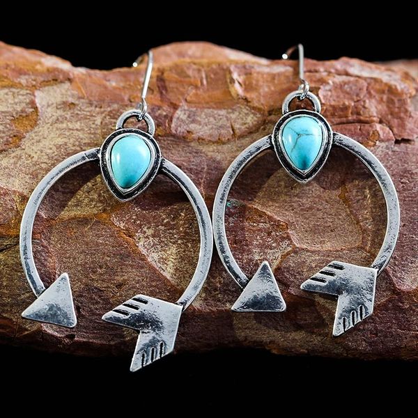 dangle & chandelier women round arrow hoop earrings personality silver color metal blue stone ear cuff fashion jewelry d5d447
dangle & chandelier women round arrow hoop earrings personality silver color metal blue stone ear cuff fashion jewelry d5d447