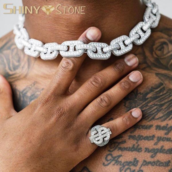 chokers 19mm cuban chain bling coffee bean cz paved choker link necklaces for men iced out sparking cubic zircon hiphop jewelry, Golden;silver
chokers 19mm cuban chain bling coffee bean cz paved choker link necklaces for men iced out sparking cubic zircon hiphop jewelry, Golden;silver