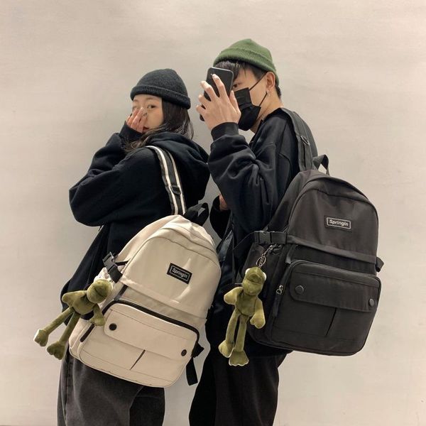 backpack nylon 2021 fashion trend female korean school bag male high harajuku student large capacity backpacks sac a dos
backpack nylon 2021 fashion trend female korean school bag male high harajuku student large capacity backpacks sac a dos