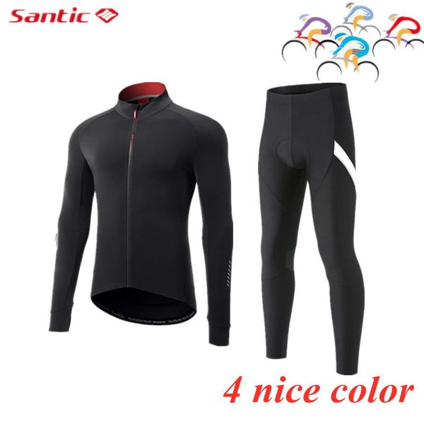 santic 4 color bicycle sets windproof comfortable fleece outdoor sports cycling suit keep warm winter mtb jackets men racing, Black;blue
santic 4 color bicycle sets windproof comfortable fleece outdoor sports cycling suit keep warm winter mtb jackets men racing, Black;blue
