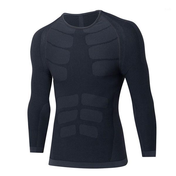 men quick dry compression fitness clothing long sleeves shirts tight weight lifting elastic t bodybuilding crossfit1, Gray;blue
men quick dry compression fitness clothing long sleeves shirts tight weight lifting elastic t bodybuilding crossfit1, Gray;blue