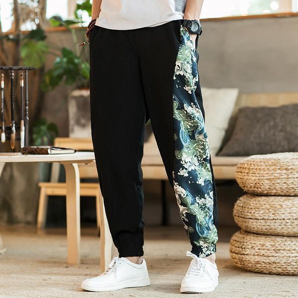 chinese style 2021 man cotton linen pants mens summer print patchwork male casual jogger trousers men's, Black
chinese style 2021 man cotton linen pants mens summer print patchwork male casual jogger trousers men's, Black