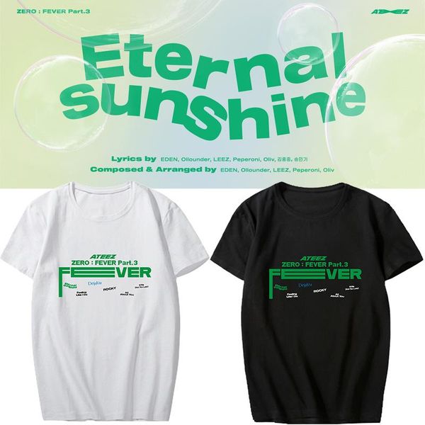 men's t-shirts kpop ateez zero fever part3 shirts streetwear loose clothes tshirt short sleeve t-shirt gu416, White;black
men's t-shirts kpop ateez zero fever part3 shirts streetwear loose clothes tshirt short sleeve t-shirt gu416, White;black