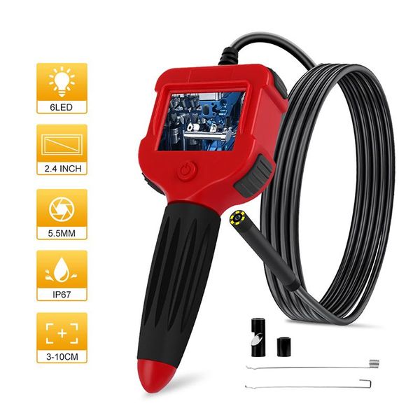 cameras digital borescope 2.4 inch color lcd 5.5mm /8mm ip67 waterproof semi-rigid snake with 6 led for car
cameras digital borescope 2.4 inch color lcd 5.5mm /8mm ip67 waterproof semi-rigid snake with 6 led for car