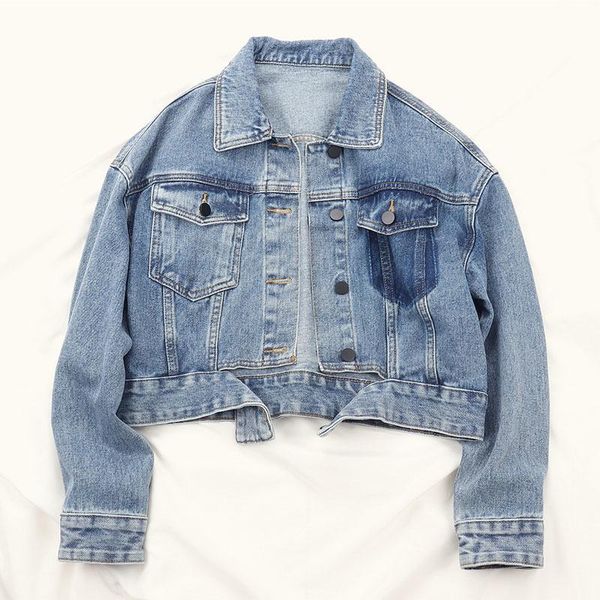 women's jackets korean autumn women vintage short denim jacket harajuku washed blue cropped cowboy jaqueta feminina jean 2021 fashion, Black;brown
women's jackets korean autumn women vintage short denim jacket harajuku washed blue cropped cowboy jaqueta feminina jean 2021 fashion, Black;brown