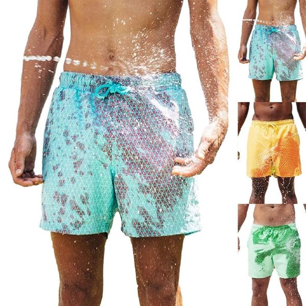 men's shorts 2021 color changing swimming quick drying breathable and lightweigh drawstring trunks for men beach, White;black
men's shorts 2021 color changing swimming quick drying breathable and lightweigh drawstring trunks for men beach, White;black