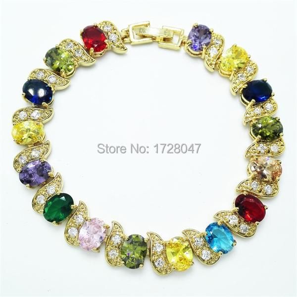 link, chain classic oval multicolor white color jewelry gold link bracelets for women, Black
link, chain classic oval multicolor white color jewelry gold link bracelets for women, Black