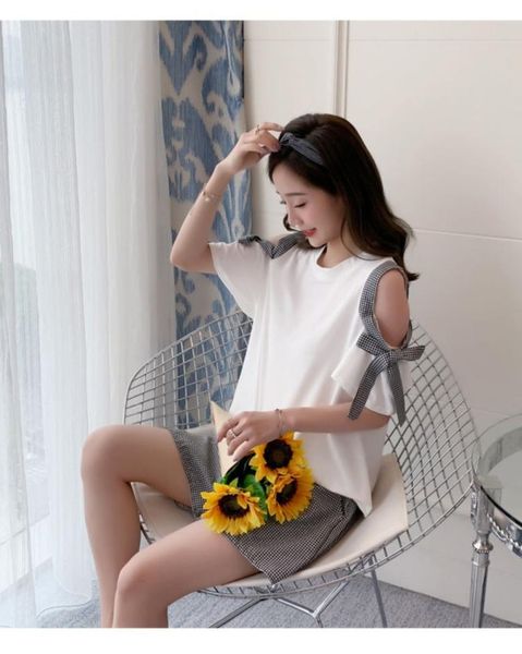 women's tracksuits summer style women loose and thin shorts short mouw second hand pack korean fashion all-match, Gray
women's tracksuits summer style women loose and thin shorts short mouw second hand pack korean fashion all-match, Gray
