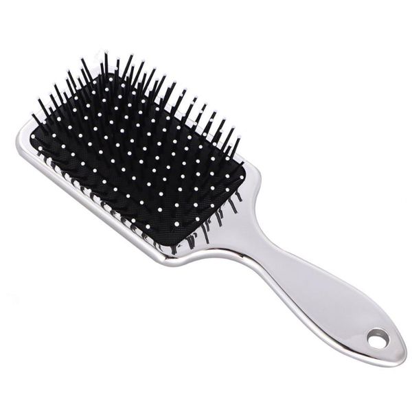 anti-static hair brush comb shower wet detangle for salon brushes, Silver
