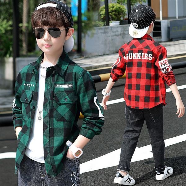 spring long sleeve shirts for teenage boys cotton red green blue plaid collar school boy bottom clothes 8 12, White;black
spring long sleeve shirts for teenage boys cotton red green blue plaid collar school boy bottom clothes 8 12, White;black