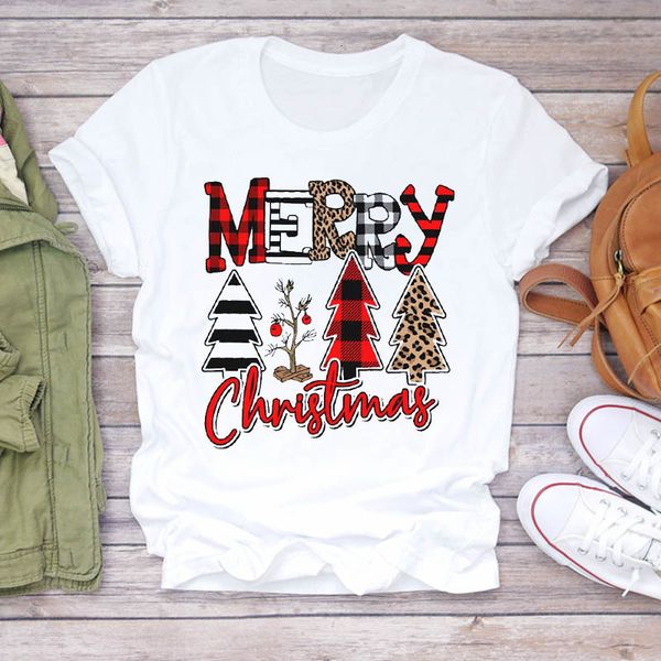 women's t-shirt women leopard plaid tree year winter season cute merry christmas print tshirts t shirt ladies graphic female t, White
women's t-shirt women leopard plaid tree year winter season cute merry christmas print tshirts t shirt ladies graphic female t, White
