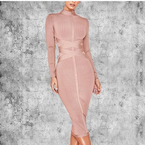 casual dresses turtleneck ribbed midi bandage dress winter bodycon cross strap long sleeve party autumn vestidos, Black;gray
casual dresses turtleneck ribbed midi bandage dress winter bodycon cross strap long sleeve party autumn vestidos, Black;gray
