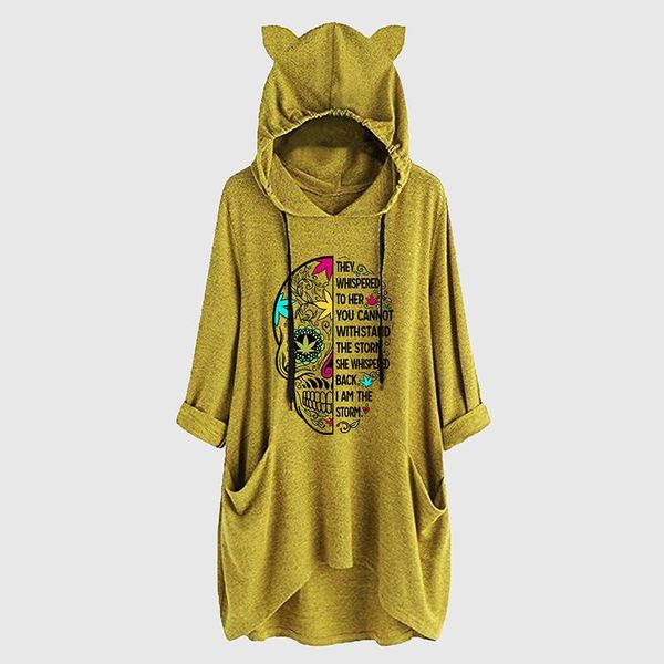 women's hoodies & sweatshirts 2021 plus size hooded women autumn comfortable casual long sleeve skull design pullover sweatshirt stree, Black
women's hoodies & sweatshirts 2021 plus size hooded women autumn comfortable casual long sleeve skull design pullover sweatshirt stree, Black