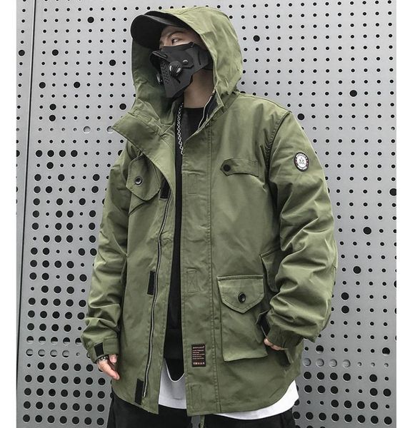 men's jackets drop 2021 spring streetwear youth pockets casual jacket men hip hop harajuku patchwork windbreaker, Black;brown
men's jackets drop 2021 spring streetwear youth pockets casual jacket men hip hop harajuku patchwork windbreaker, Black;brown