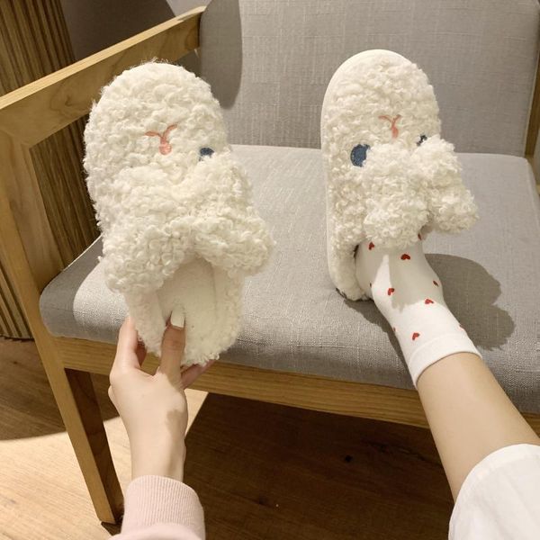 slippers 2021 winter plush warm soft sole shoes men couples home indoor bedroom slip on fur slides chaussure femme, Black
slippers 2021 winter plush warm soft sole shoes men couples home indoor bedroom slip on fur slides chaussure femme, Black