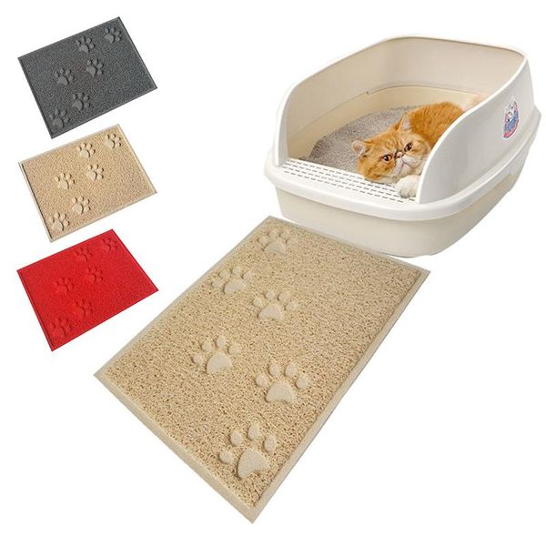 cat litter mat pvc waterproof non-slip trapper for bed pad house cleaning pet 30*40cm kennels & pens
cat litter mat pvc waterproof non-slip trapper for bed pad house cleaning pet 30*40cm kennels & pens