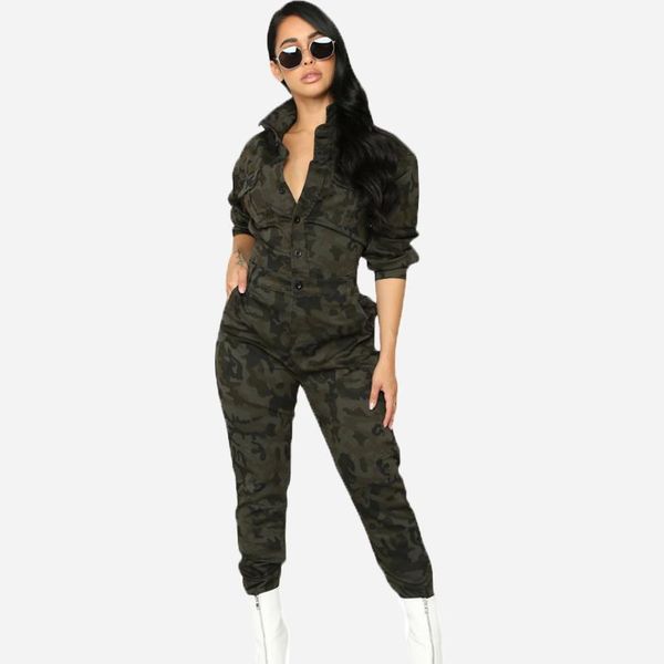 women's jumpsuits & rompers woman jumpsuit 2021 fashion high waist camouflage bodysuit women, Black;white
women's jumpsuits & rompers woman jumpsuit 2021 fashion high waist camouflage bodysuit women, Black;white
