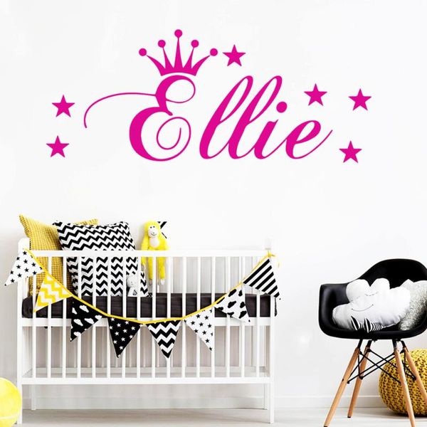 wall stickers personalized custom name crown stars sticker baby wallpaper for nursery kids room decoration decals b539
wall stickers personalized custom name crown stars sticker baby wallpaper for nursery kids room decoration decals b539