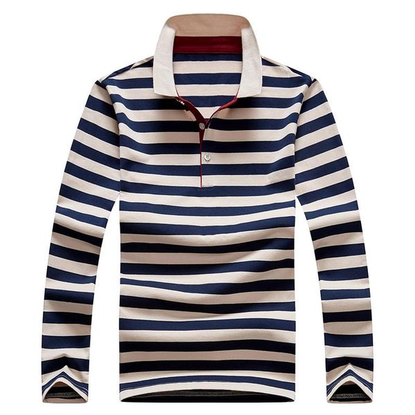 men's polos high-end spring and autumn brand striped designer shirt long-sleeved casual fashionable clothing 2021, White;black
men's polos high-end spring and autumn brand striped designer shirt long-sleeved casual fashionable clothing 2021, White;black