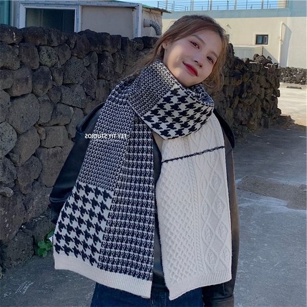new classic thousand bird mesh red color matching scarf for women autumn and winter, Blue;black
new classic thousand bird mesh red color matching scarf for women autumn and winter, Blue;black