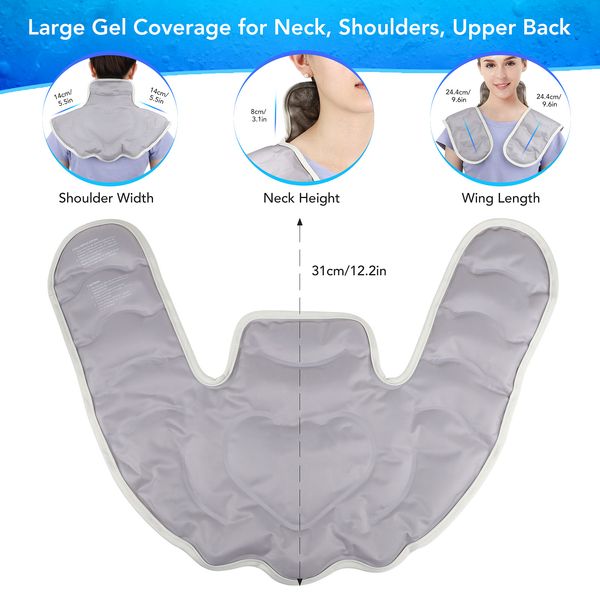 3 in 1 cold therapy pack brace for neck shoulder back reusable tight muscles joints pain relax medical grade premium backing perfections
3 in 1 cold therapy pack brace for neck shoulder back reusable tight muscles joints pain relax medical grade premium backing perfections