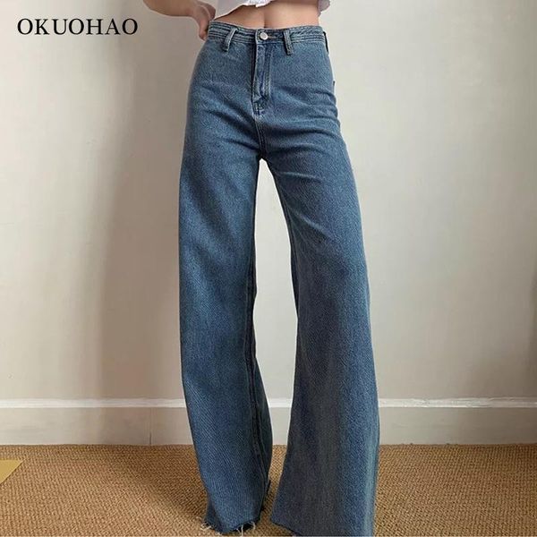 women's jeans fashion high waist mom baggy denim trousers for female oversize loose straight leg pants flared vintage, Blue
women's jeans fashion high waist mom baggy denim trousers for female oversize loose straight leg pants flared vintage, Blue
