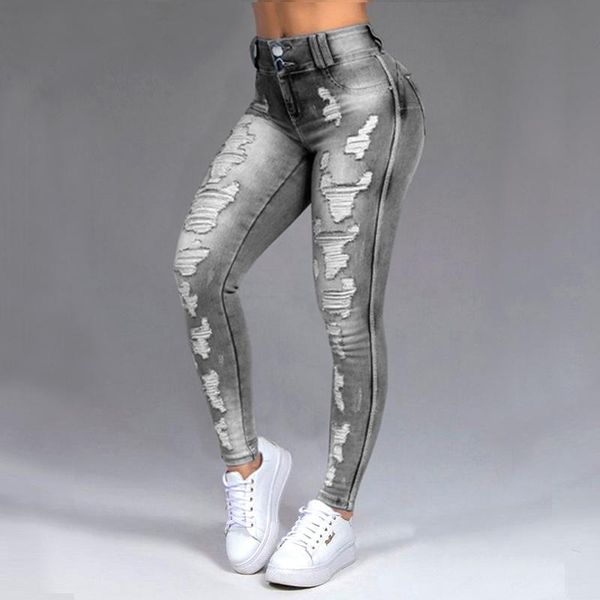 women's jeans woman skinny women high waist stretch slim ripped pencil denim pants streetwear trousers multi-size spring autumn, Blue
women's jeans woman skinny women high waist stretch slim ripped pencil denim pants streetwear trousers multi-size spring autumn, Blue