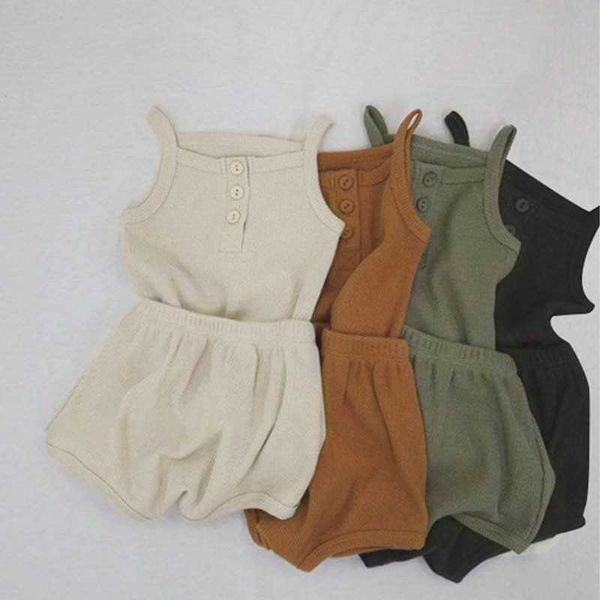 summer new comfortable waffle baby boys girls clothes set sleeveless t shirt+shorts 2pcs kids toddler pajamas set children suit g1023, White
summer new comfortable waffle baby boys girls clothes set sleeveless t shirt+shorts 2pcs kids toddler pajamas set children suit g1023, White