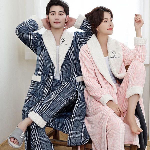 women's sleepwear female loose bathrobe gown home wear warm women winter robe flannel kimono thick coral fleece nightwear, Black;red
women's sleepwear female loose bathrobe gown home wear warm women winter robe flannel kimono thick coral fleece nightwear, Black;red