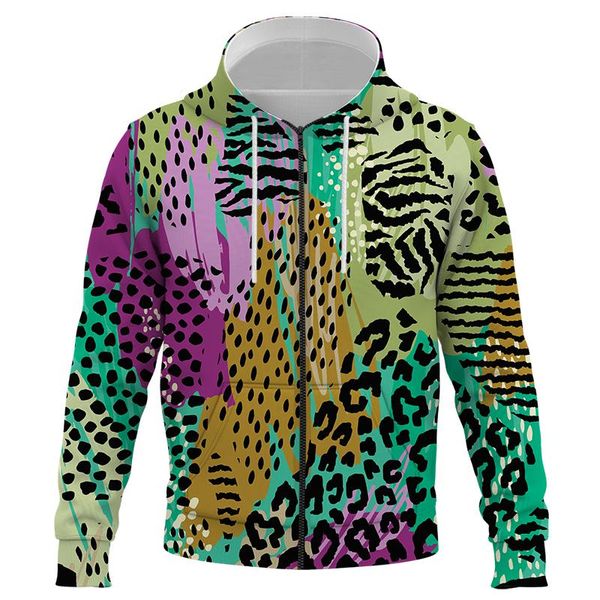 men's hoodies & sweatshirts leopard print zipper hoodie pullovers long sleeves streetwear casual harajuku hip hop men clothing, Black
men's hoodies & sweatshirts leopard print zipper hoodie pullovers long sleeves streetwear casual harajuku hip hop men clothing, Black