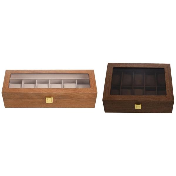 watch boxes & cases 2 pcs retro wooden display case jewelry collection storage organizer box ,water willow black walnut color, Black;blue
watch boxes & cases 2 pcs retro wooden display case jewelry collection storage organizer box ,water willow black walnut color, Black;blue