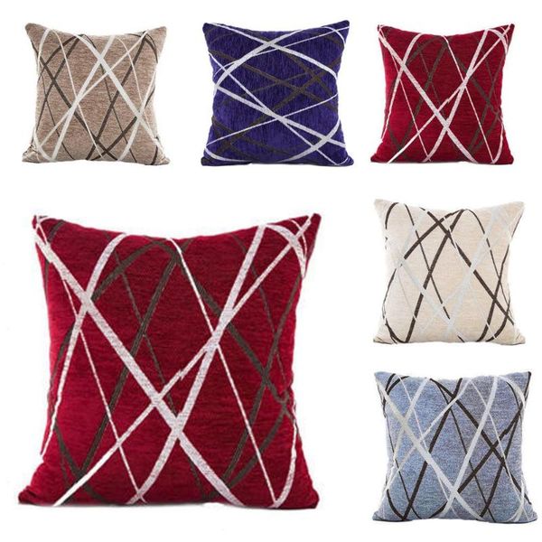 stylish polyester cushion cover sofa throw pillow case home decor stripe print funda almohada
stylish polyester cushion cover sofa throw pillow case home decor stripe print funda almohada