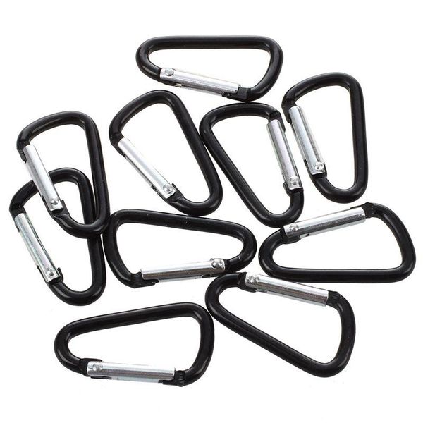 pcs black d shaped aluminum alloy snap clip key chain carabiner hook #8 cords, slings and webbing
pcs black d shaped aluminum alloy snap clip key chain carabiner hook #8 cords, slings and webbing