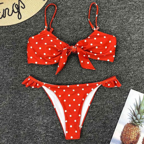 ruffled polka dot 2021 women swimsuit female brazilian swimwear two-pieces bikini set knotted bathing suit swim ladyin
ruffled polka dot 2021 women swimsuit female brazilian swimwear two-pieces bikini set knotted bathing suit swim ladyin