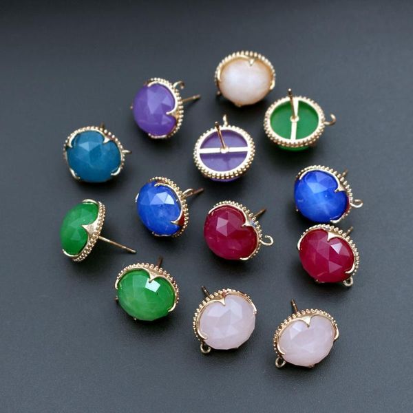 dangle & chandelier 10pairs natural stone earrings post connector linkers rose quartz jade circle for diy women hanging on, Silver
dangle & chandelier 10pairs natural stone earrings post connector linkers rose quartz jade circle for diy women hanging on, Silver