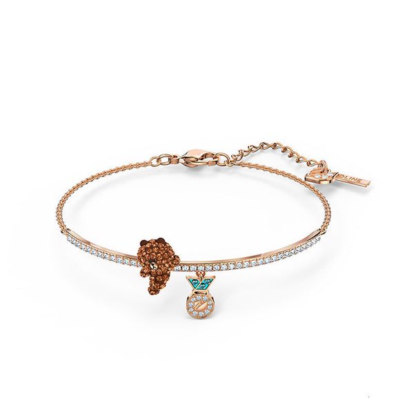 bracelet shi jia lovely vitality brown bear pineapple female element crystal, Golden;silver
bracelet shi jia lovely vitality brown bear pineapple female element crystal, Golden;silver