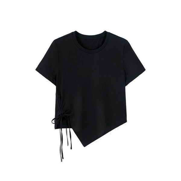 women's t-shirt summer solid women soft cotton casual tee shirts loose bandage female short sleeves o-neck lady black clothing, White
women's t-shirt summer solid women soft cotton casual tee shirts loose bandage female short sleeves o-neck lady black clothing, White
