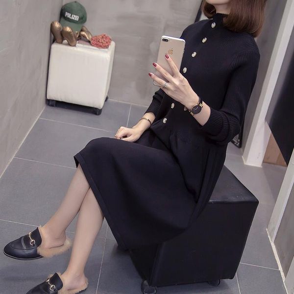 casual dresses turtleneck sweater dress 2021 women fashion autumn winter knitted pullovers sweaters long sleeve jumper pull femme, Black;gray
casual dresses turtleneck sweater dress 2021 women fashion autumn winter knitted pullovers sweaters long sleeve jumper pull femme, Black;gray