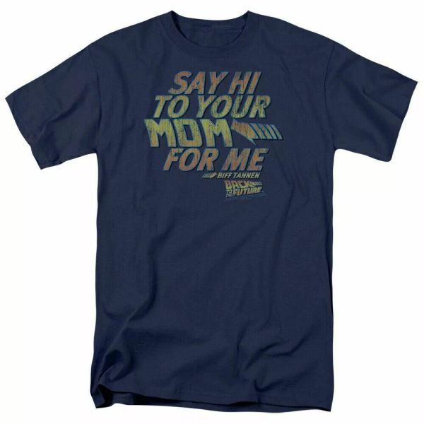 back to the future say hi t shirt mens licensed retro movie tee biff navy, White;black
back to the future say hi t shirt mens licensed retro movie tee biff navy, White;black