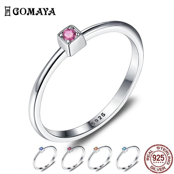 cluster rings gomaya minimalist ruby ring 925 sterling silver colorful gem circle for women fine jewelry wedding gift send girlfriend, Golden;silver
cluster rings gomaya minimalist ruby ring 925 sterling silver colorful gem circle for women fine jewelry wedding gift send girlfriend, Golden;silver