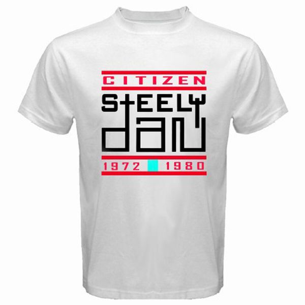steely dan men's white t-shirt size s to 3xl, White;black
steely dan men's white t-shirt size s to 3xl, White;black