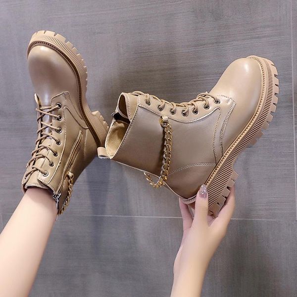 boots flat heel lady round toe shoes boots-women lace up luxury designer autumn low rock lolita 2021 rubber fashion solid ankle, Black
boots flat heel lady round toe shoes boots-women lace up luxury designer autumn low rock lolita 2021 rubber fashion solid ankle, Black